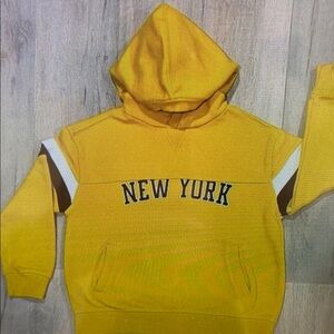 Yellow New York Kids Hoodie